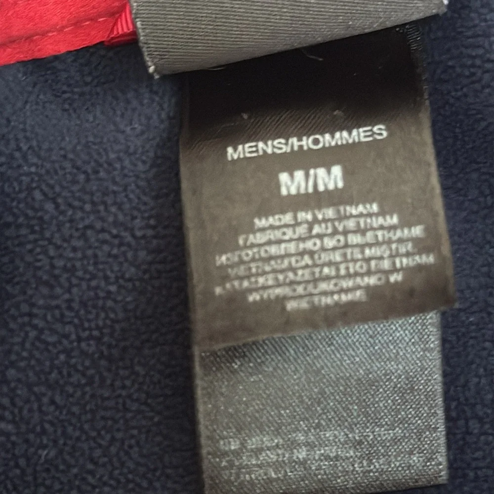 The North Face Men’s Red and‎ Black quarter zip Jacket